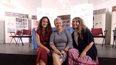Azahara Grajera, Elisabet Pallejà y Nicole Sarquis son las fundadoras de la asociación. FOTO: Cedida
