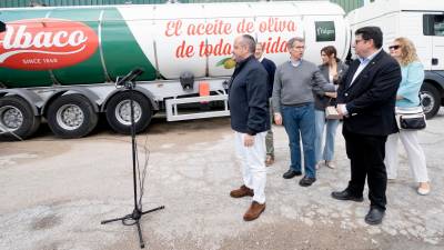 Feijóo se ha desplazado hoy a Tortosa dentro de la campaña para el 12M. Foto: Joan Revillas