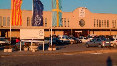 Els fets van passar a l’empresa SCA Paper Hygiene SL, situada a la carretera de Valls a Puigpelat. Foto: cedida