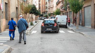 Los hechos ocurrieron en la calle Sant Miquel de Tarragona. Foto: Àngel Ullate/DT