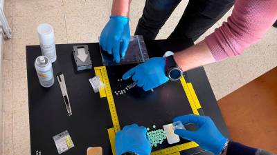 Se encontraron 127 pastillas con MDMA. Foto: Guardia Civil