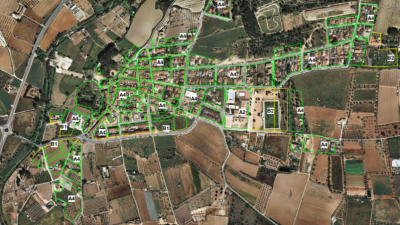 El mapa de soroll de Santa Oliva.