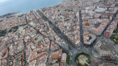 Vista aérea de la ciudad de Tarragona. Foto: Pere Ferré