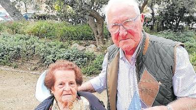Adela Martín i Alfonso Pineda, els homenatjats. Foto: cedida