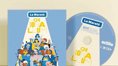 Portada i CD de La Marató d’aquest 2023. Foto: fundació la marató