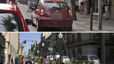 Una Rambla Vella más peatonal: Aceras más anchas y reducción de carriles