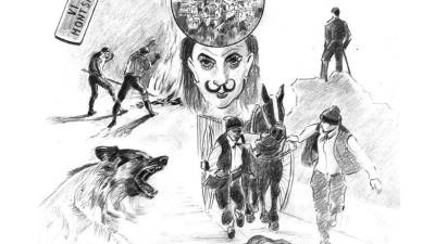 Detalle de una de las ilustraciones de Amat Pellejà. ILUSTRACIÓN: AMAT PELLEJÀ