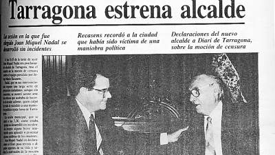 Portada del ‘Diari de Tarragona’ del 18 de agosto de 1989.