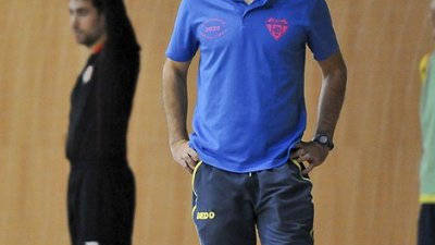 El entrenador del Salou FS, Jordi Tuset. Foto: Andrés Antúnez