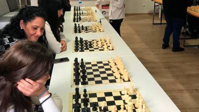 Dos joves jugadores d’escacs del club salouenc. FOTO: Cedida