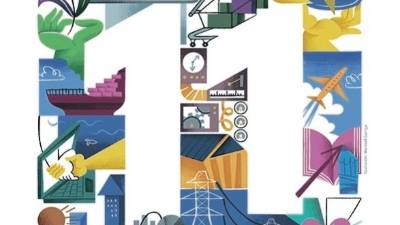 La ilustración de portada de la edición de 2025 de la ‘Guía de Excelencia Empresarial Tarragona’ es obra de Meritxell Garriga Riba. Foto: Diari de Tarragona
