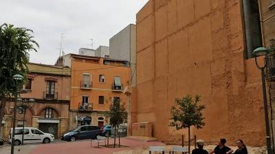 Image del estado actual que presenta la zona de la calle Yxart más cercana a Estanislau Figueras. Foto: 06 fir.foto