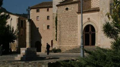 Santuario de la Serra de Montblanc, donde se guarda la imagen de la Mare de Déu de la Serra.