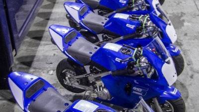 Minimoto Polini 910 Carena S Aire 4,2 HP, con motor Polini.