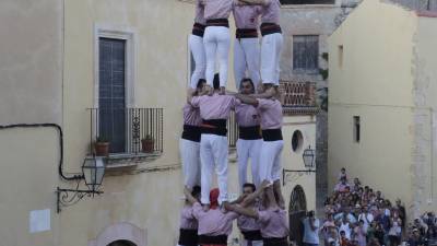 4de9f dels Xiquets de Tarragona a Altafulla. Foto: Llu&iacute;s Mili&aacute;n