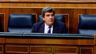 El ministro Escrivá el pasado jueves en el Congreso. FOTO: EFE