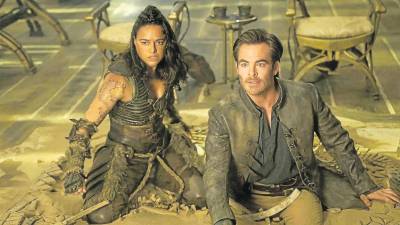 Michelle Rodriguez y Chris Pine comparten protagonismo en el filme. foto: Paramount Pictures