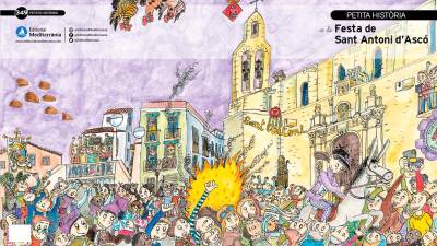 Pilarín Bayés il·lustra la festa de Sant Antoni d’Ascó