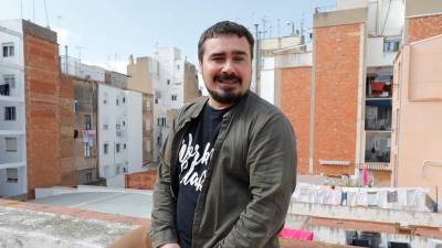 Jordi Collado, ayer, tras la entrevista que concedió al ‘Diari de Tarragona’. Foto: Pere Ferré