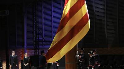 Catalunya celebra hoy cívicamente la Diada Nacional. EFE