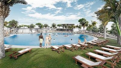 Imagen virtual de cómo será el resort que Alannia construirá en Salou. FOTO: Cedida