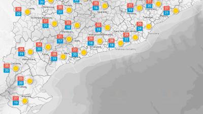 La previsió meteorològica a Tarragona per dilluns, 13 de juny