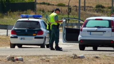 La Guardia Civil interceptó al sospechoso cuando volvía de un viaje a Tarragona. FOTO: Guardia Civil