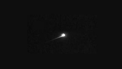 El asteroide que ha surcado el cielo en la Noche de Reyes. FOTO: Fundación Astrohita