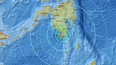 Epicentro del anterior terremoto que sacudió a Filipinas, en 2017