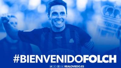 Folch ya es nuevo jugador del Oviedo. Foto: Oviedo