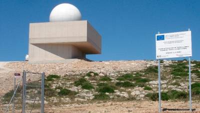 La dona estava a prop del radar meteorològic de la serra de LLaberia.