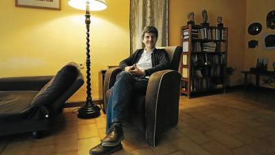 El psicólogo clínico Jaume Descarrega, en su despacho. Foto: Pere Ferré