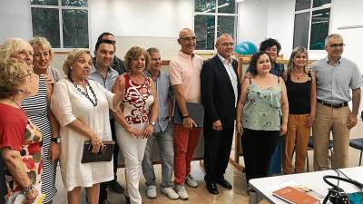 Hasta siete concejales participaron en el pregón de las fiestas de Mare Molas esta semana, incluido el alcalde Pellicer. FOTO: Twitter Ara Reus
