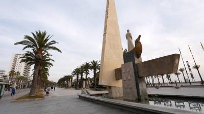 Imagen del monumento Jaume I de Salou. Foto: DT