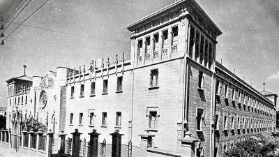 La congregación está en el emblemático edificio de Estanislau Figueres desde 1933. FOTO: CEDIDA