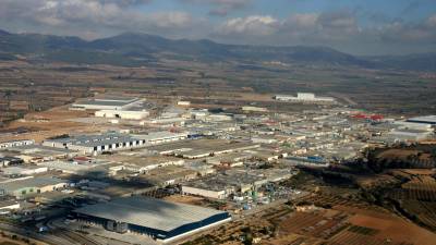 Imatge aèria del polígon industrial de Valls. FOTO: DT