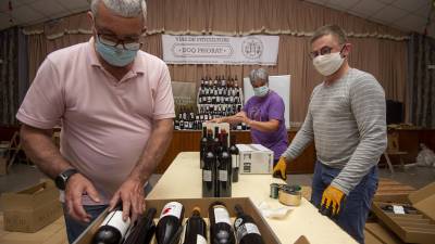 Els diferents cellers preparen els lots de vins a Porrera. FOTO: Joan Revillas