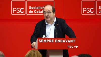 El dirigent socialista és un dels parlamentaris de més excel·lent retòrica. FOTO: ACN