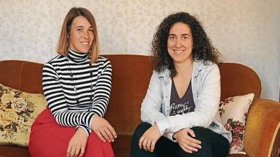 Las impulsoras del proyecto, Laia Cugat y Marta Ortega. Foto: Alba Tudó