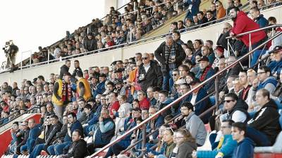 2.420 espectadors van assistir dissabte al partit contra el Lugo. FOTO: alfredo gonzález