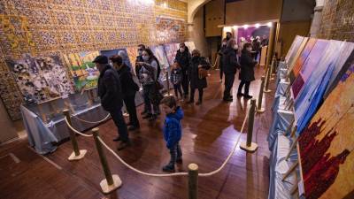 La mostra es podrà visitar fins al 6 de febrer a la Capella del Roser, al carrer de la Cort. foto: Àngel Ullate