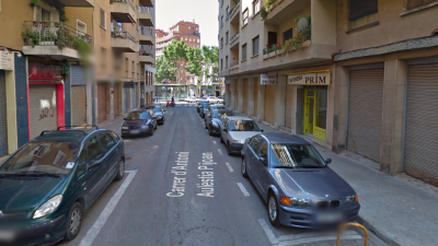 La pelea se ha producido en un piso de la calle Antoni Aulèstia i Pijoan. FOTO: Google