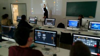 A l’Escola d’Art i Disseny de la Diputació de Tarragona els estudiants poden cursar cicles formatius de grau superior en Animació i Joieria artística, entre altres. FOTO: cedida
