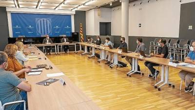 Ahir dimarts va tenir lloc el Consell de Direcció a la delegació del Govern, amb noves incorporacions. FOTO: J. Revillas