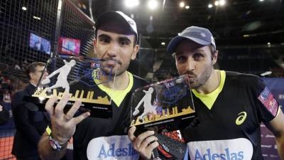 Pablo Lima y Fernando Belasteguín ganaron el Master final del World Pádel Tour 2018. FOTO: World Pádel Tour