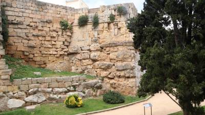 Tarragona restaurará la valiosa Torre Minerva de la Muralla romana. Foto: ACN
