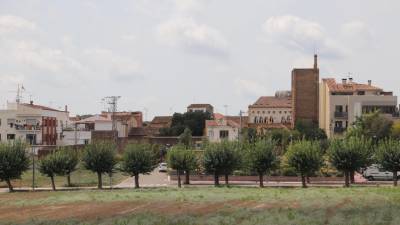 La fassina destaca al nucli històric de La Bisbal del Penedès.