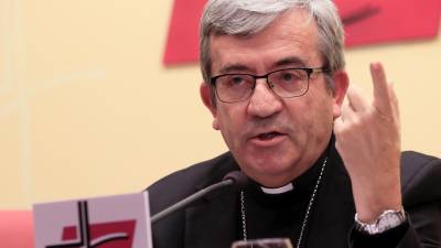 El nuevo secretario general de la Conferencia Episcopal Española, Luis Argüello. FOTO: EFE