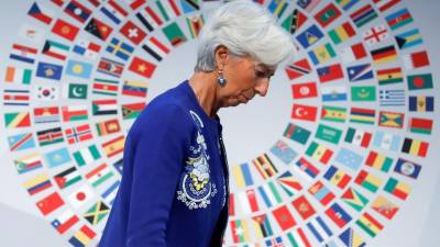.- La directora gerente del Fondo Monetario Internacional (FMI), Christine Lagarde