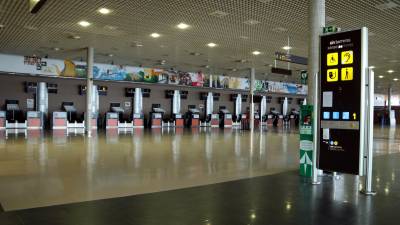 Imagen del Aeroport de Reus, vacío. ACN